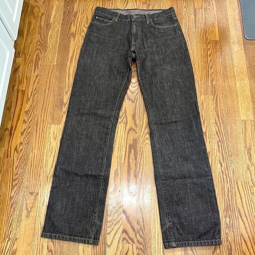 Sand Copenhagen Red Label 5 Pocket Straight Leg Jeans. Brown color. Size 32.